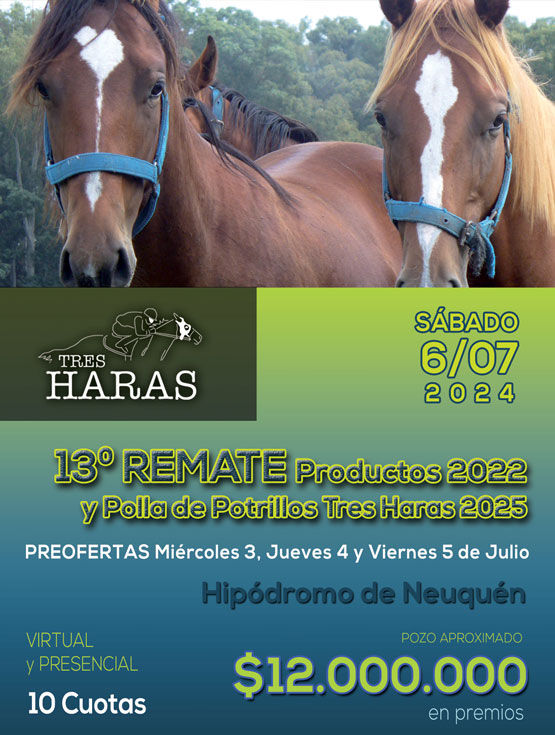 Remate Tres Haras Neuquen 2024