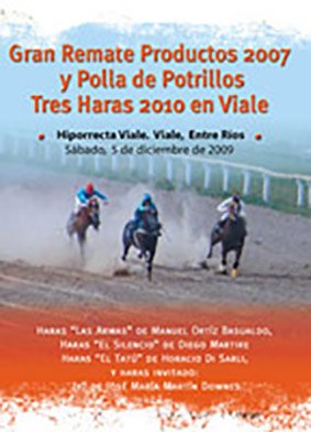 Gran Remate Productos 2007 y Polla de Potrillos Tres Haras 2010 en Viale, Entre Rios